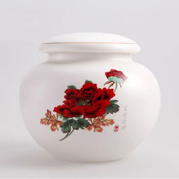 景德鎮陶瓷小號手繪青花茶葉罐 傳統工藝與現代實用的完美結合